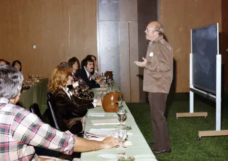 Ken giving a class circa 1982