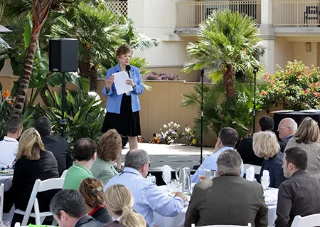 Ken at first client conference