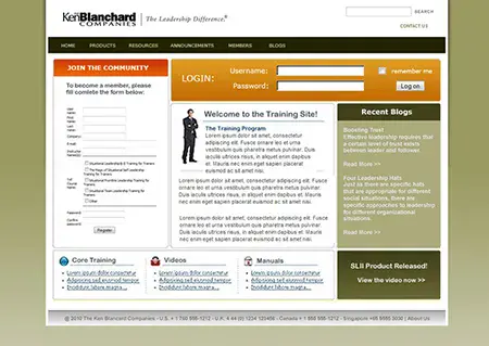 Blanchard Trainer Network screen shot